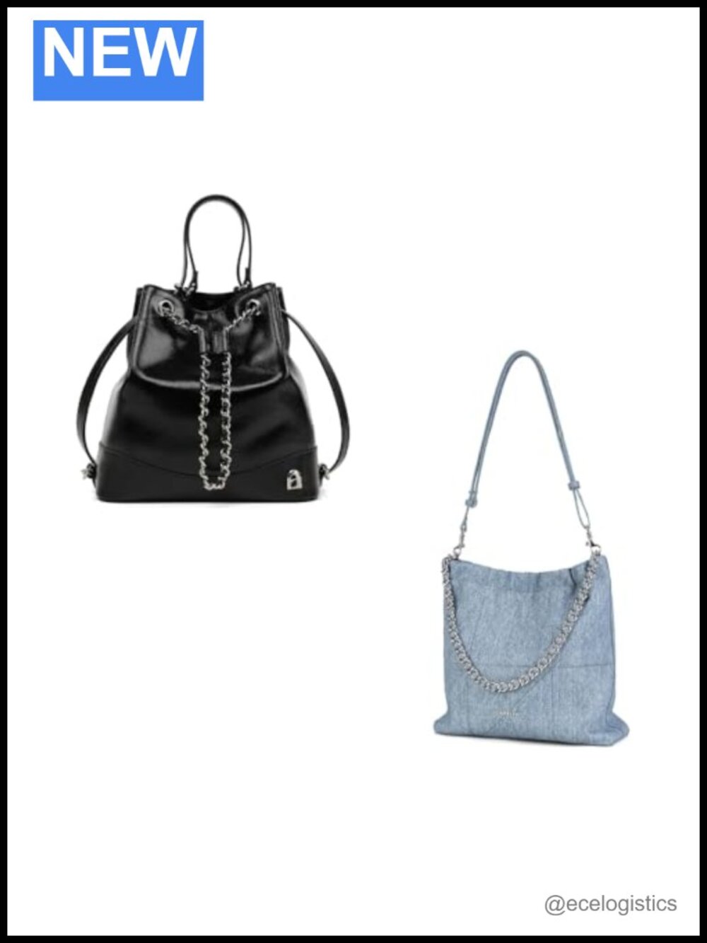 Women's Leather Fashion Backpack Crossbody Purse Shoulder Bag with Chain